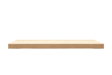 Minimal shelf unit display isolated