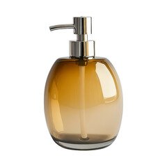 Minimal soap dispenser on isolated view