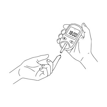 Check Glucose Level by Yourself. Suger Meter Device. 