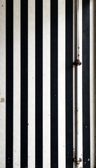 Obraz premium Classic black and white striped backdrop, bold lines, geometric, vintage