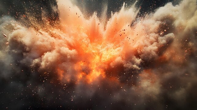 Dynamic Abstract Color Explosion