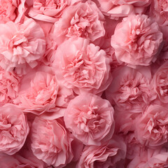 Collection of Pale Pink Artificial Flowers