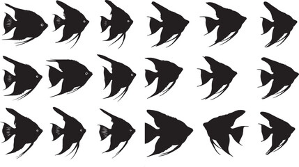 Angelfish Silhouette