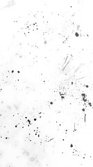 Fototapeta premium Grey and Black Ink Splatter on White Background