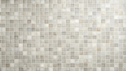 Fototapeta premium Neutral-toned Small Square Tile Wall Texture Seamless Pattern