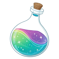 Magic Potion Icon - Vibrant Colors