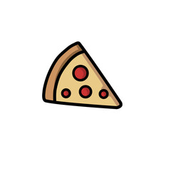 illustration of pizza