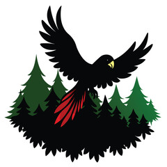 Obraz premium Parrots are of the most prevalent birds for humanity.