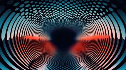 Fototapeta premium Circles abstract background idea. Abstract visual art with vibrant colors and circular patterns creating depth and movement.