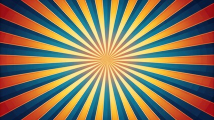 Abstract Burst of Radiating Hues A Vibrant Sunbeam Design