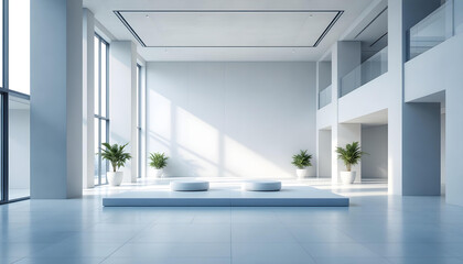 minimalist architectural modern interior industrial aesthetic