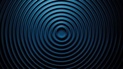 Circles abstract background idea. Abstract blue ripples creating a serene and harmonious visual effect.