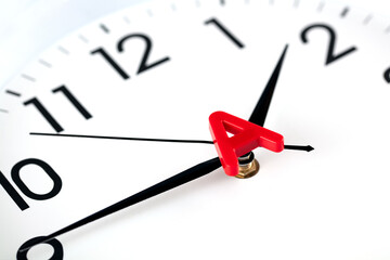 The letter A is above the dial