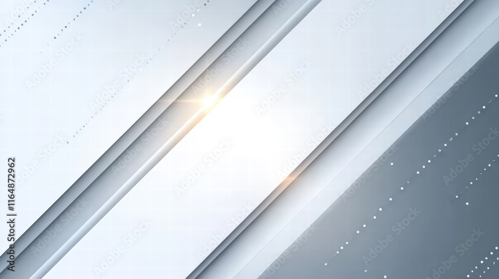 Poster abstract grey and white background with subtle light and geometric lines for modern design projects 