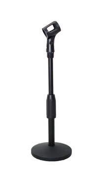 black stand mic table