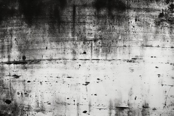 Abstract Grunge Background with Horizontal Distress Overlay in Monochrome Shades Resembling a Distressed Surface and Reflective Textures