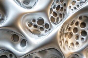 liquid shapes intertwining in mesmerizing patterns. Generative AI