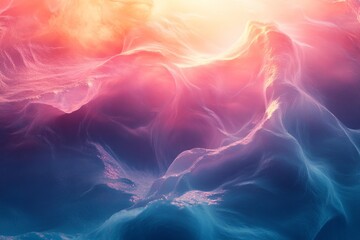 abstract textures creating a surreal, floating atmosphere. Generative AI