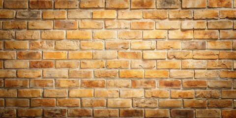 Obraz premium Textured Brick Wall Background Golden Hues and Rustic Charm