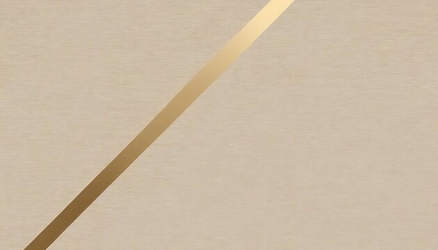 Beige Textured Background With Diagonal Gold Stripe