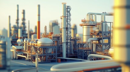 Fototapeta premium Future industry concept
