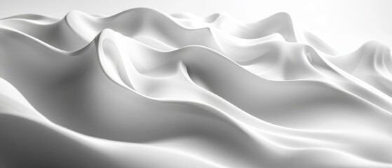 Obraz premium water flow merging into harmonious shapes. Generative AI