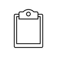clipboard icon vector symbol isolated