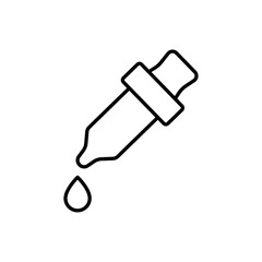 dropper icon vector symbol isolated