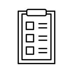 list icon vector symbol isolated