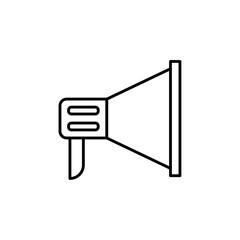 loud speaker icon vector symbol isolated