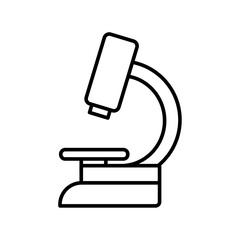 microscope icon vector symbol isolated