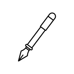 pen icon vector symbol isolated