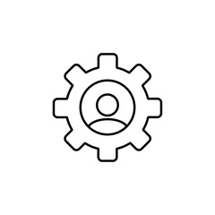 user setting icon vector symbol isolated