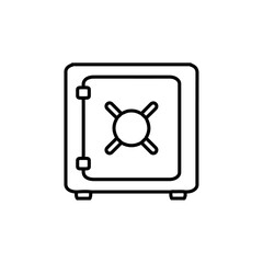 vault icon vector symbol isolated