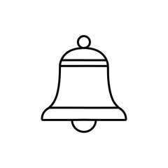 bell icon vector symbol isolated