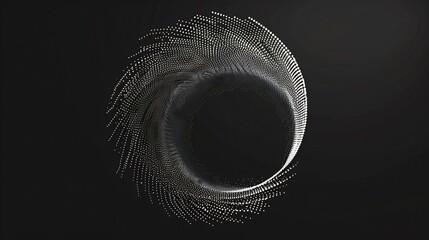 Abstract Circular Vortex of Light Particles