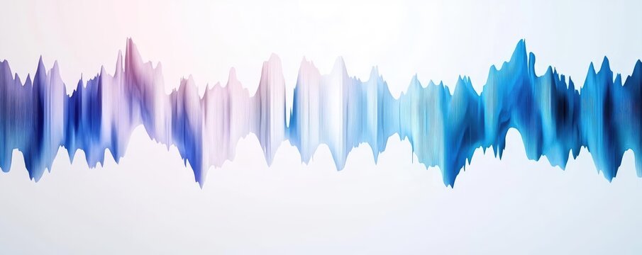 Noise abstract background concept. Abstract sound wave illustration in vibrant blue and purple tones.