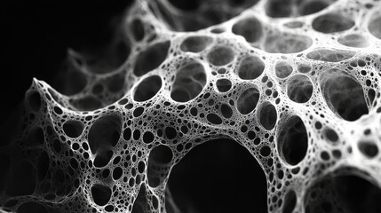 Intricate fractals stretching into deep, digital patterns. Generative AI