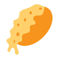 cheese melted element vector illustration