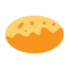 cheese melted element vector illustration