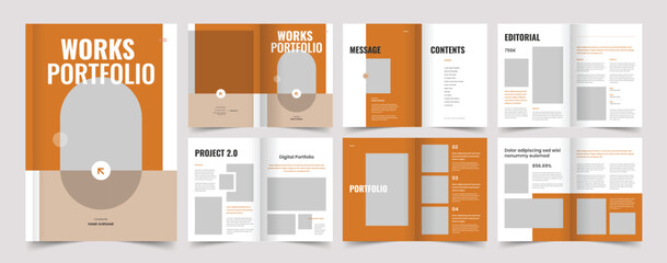 Portfolio Template, Portfolio Layout