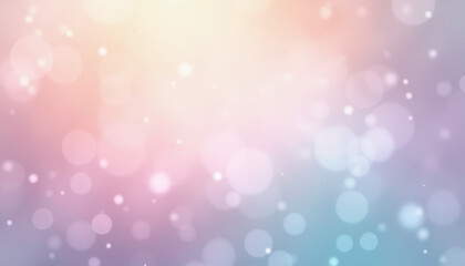 Fototapeta premium Soft Bokeh Light Overlay with Pastel Colors