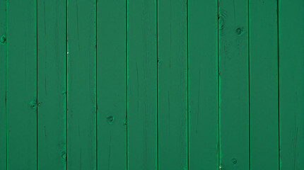 Fototapeta premium Vibrant green painted wooden panel background. Suitable for construction, carpentry, outdoor, and rustic design themes.