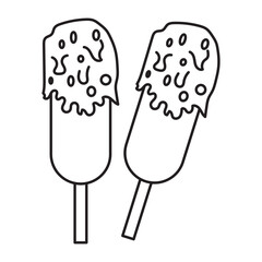 Cheese Melting Line Icons Editable Stroke