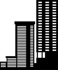 office building vector illustration isolated on white background. Architecture business concept.