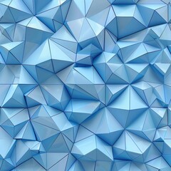 A textured pattern of blue triangular shapes creating a modern, abstract design.