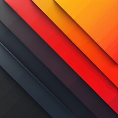 Fototapeta premium A vibrant gradient design featuring layered colors from dark to bright hues.