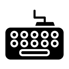 keyboard gaming Solid icon