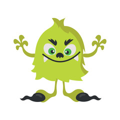 cute green monster