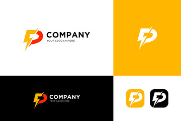 Energy letter D logo design